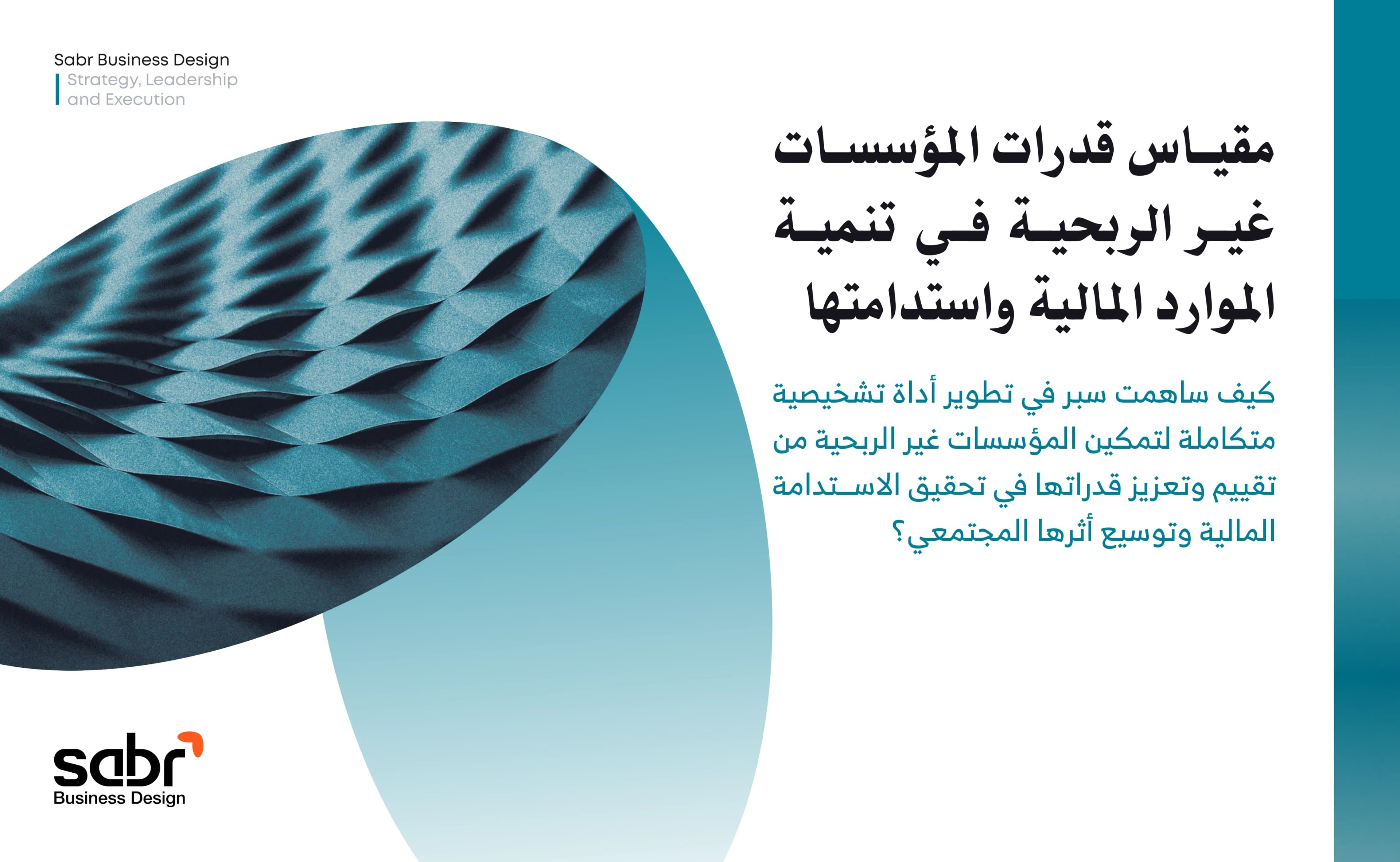 مقياس قدرات المؤسسات غير الربحية في تنمية الموارد المالية واستدامتها